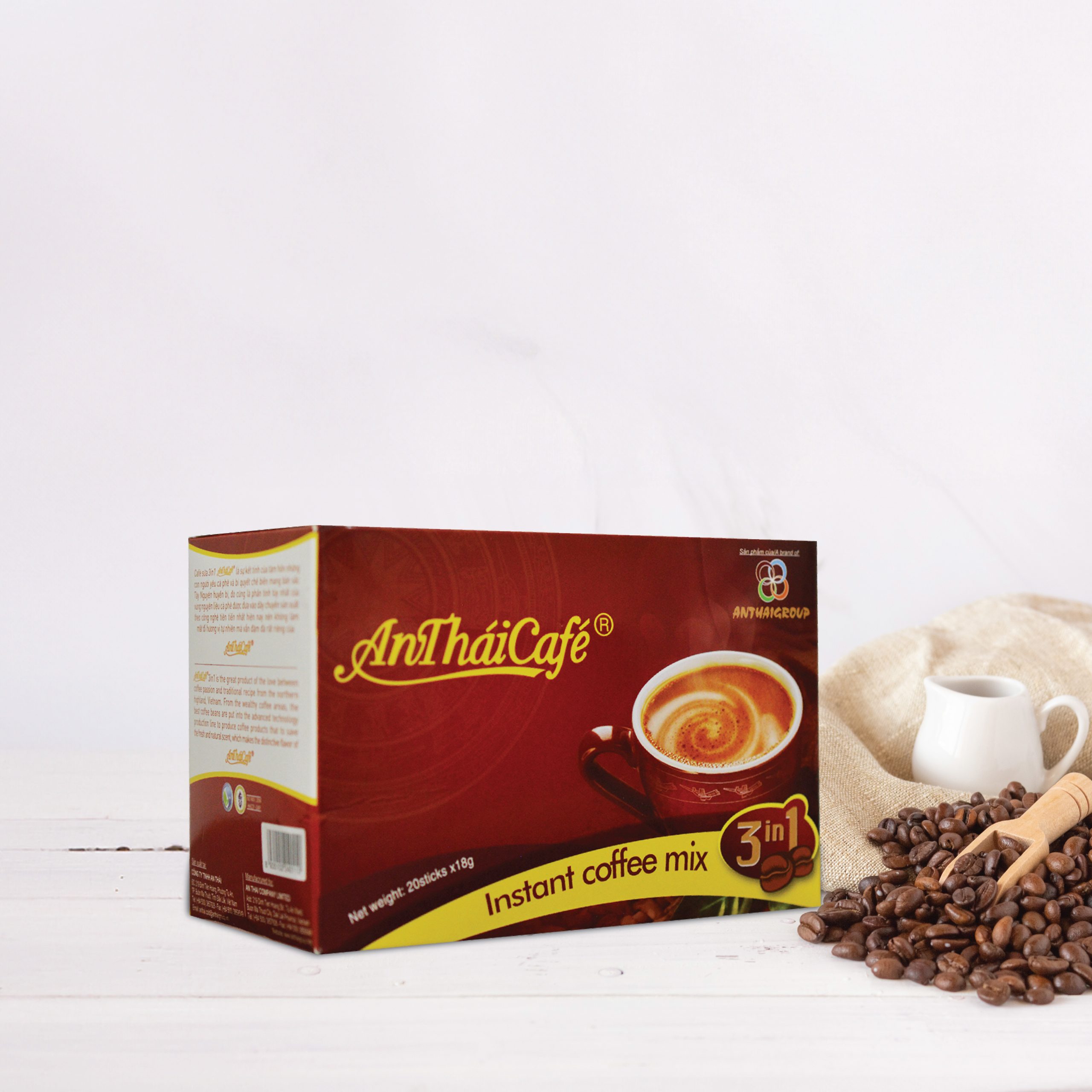 3in1 Instant Coffee (20 sticks x 18g) - AnTháiCafé